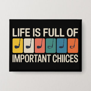 Chapa La vida de golfista está llena de decisiones impor