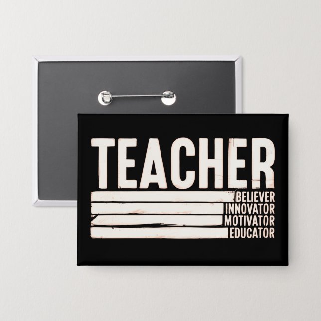 Chapa La vida del profesor de vuelta a la escuela (Anverso/Reverso)