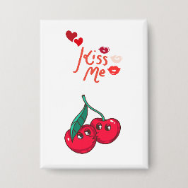 Chapa Las cerezas divertidas en el amor