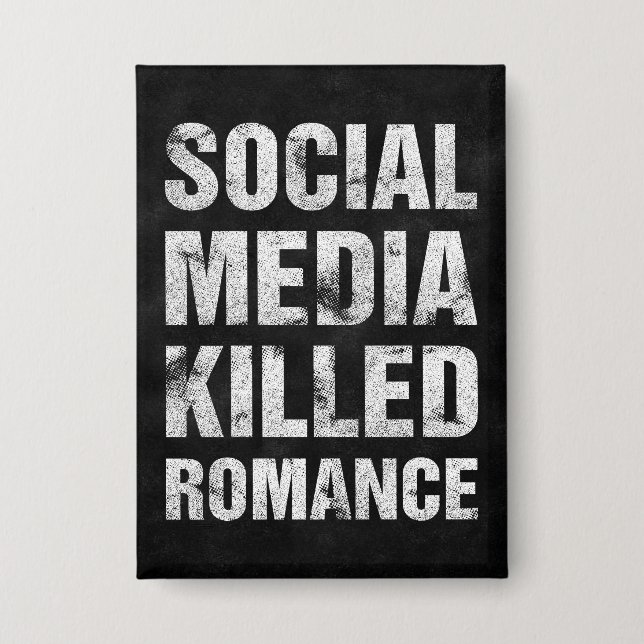 Chapa Las redes sociales mataron el romance (Anverso)