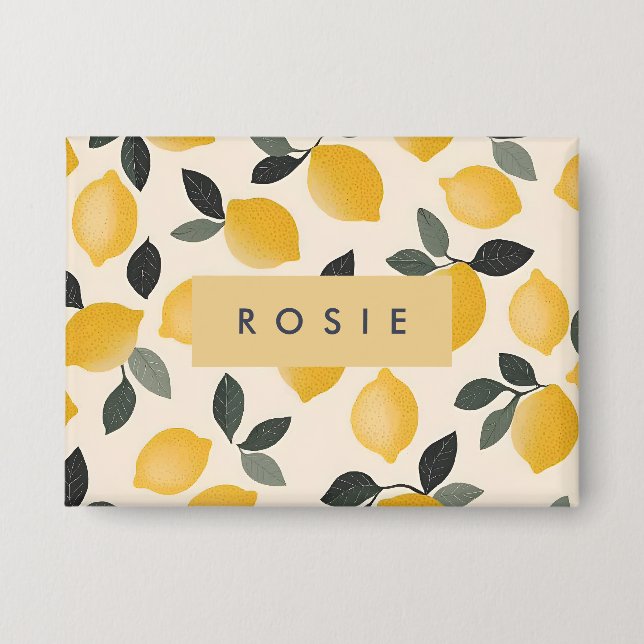 Chapa Leones de época personalizadas con hojas verdes (Anverso)