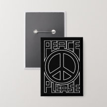 Letras de Contorno Blanco Paz Por Favor