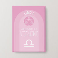 Libra Personalizado Birthdate - Zodiac - Diseño mo