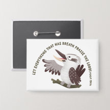 Lindo kookaburra alaba al Señor versículo de la bi