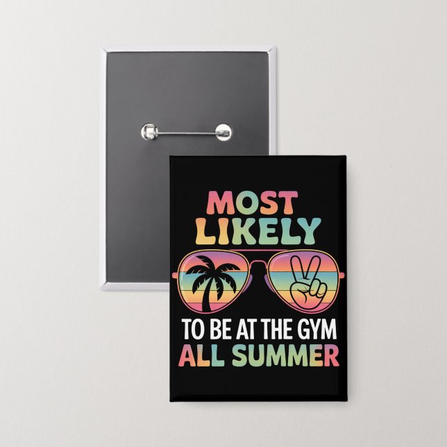 Chapa Lo Más Probable Es Estar En El Gimnasio Todo El Ma (Anverso/Reverso)