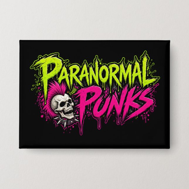 Chapa Logo de Paranormal Punks (Anverso)