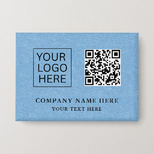 Chapa Logotipo y Texto Promocional Minimalista Personali