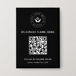 Chapa Logotipo y Texto Promocional Minimalista Personali