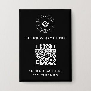 Chapa Logotipo y Texto Promocional Minimalista Personali