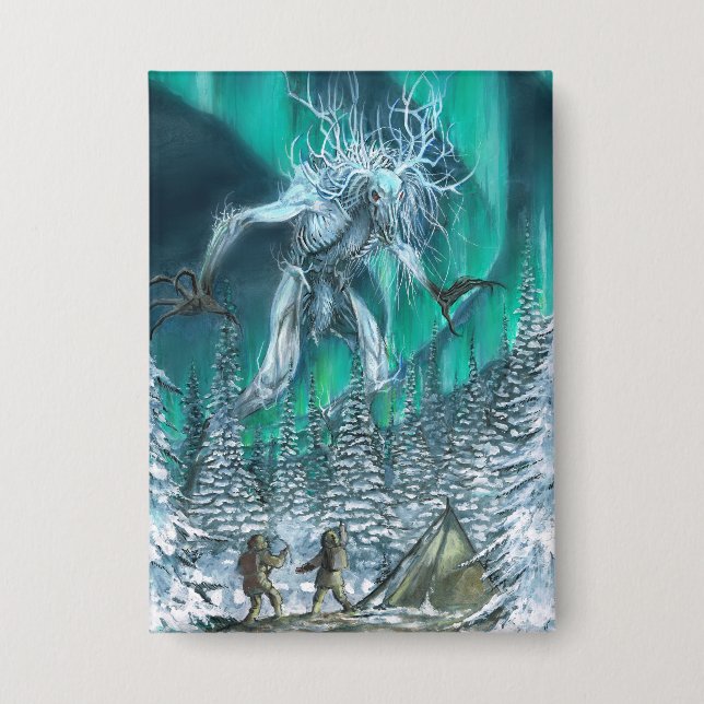 Chapa Los pines de Cthulhu (Anverso)