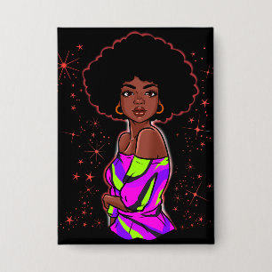 Chapa Magia chica negra, melanina, sista, esquí marrón