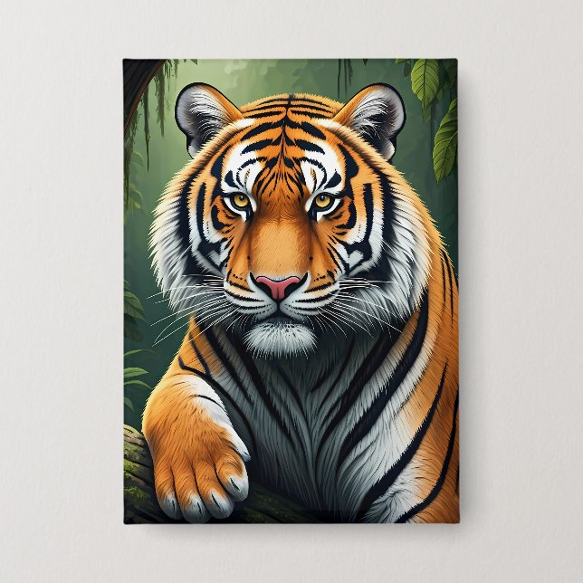 Chapa Majestic Tiger in Jungle (Anverso)