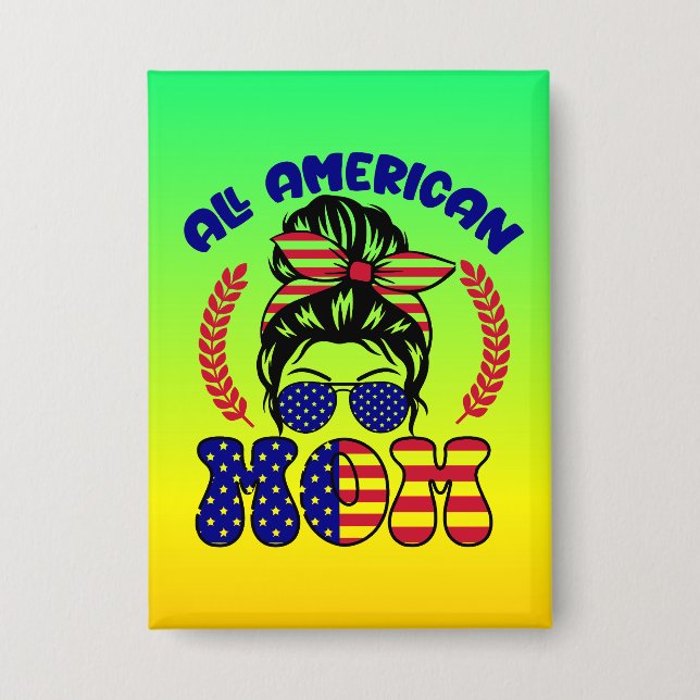 Chapa Mamá totalmente americana-32169 (Anverso)
