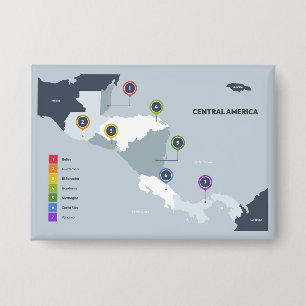 Chapa Mapa de Centroamérica