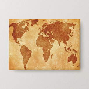 Chapa Mapa del Mundo Antiguo