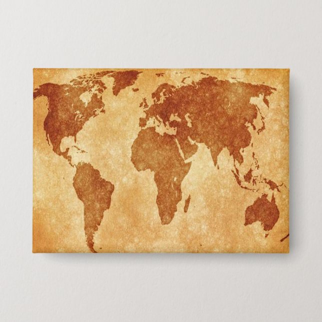 Chapa Mapa del Mundo Antiguo (Anverso)