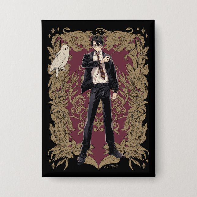 Chapa Marco ordenado Anime HARRY POTTER™ (Anverso)