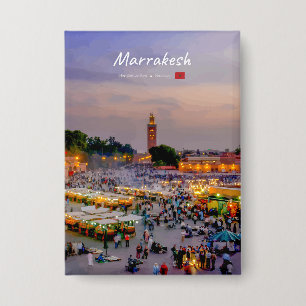Chapa Marrakech, Marruecos - Plaza Jemaa el Fnaa