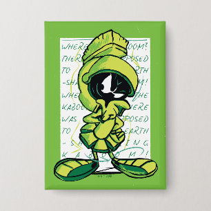 Chapa MARVIN THE MARTIAN™ Quote Sketch