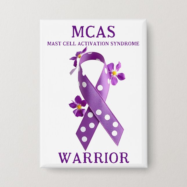 Chapa MCAS Mast Cell Activation Syndrome Awareness (Anverso)