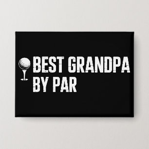 Chapa Mejor abuelo por regalo de golf de par humor sarca