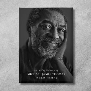 Chapa Memorial del funeral de recuerdo del tributo a la