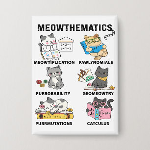 Chapa Meowtemáticas Chistes matemáticos divertidos de ga