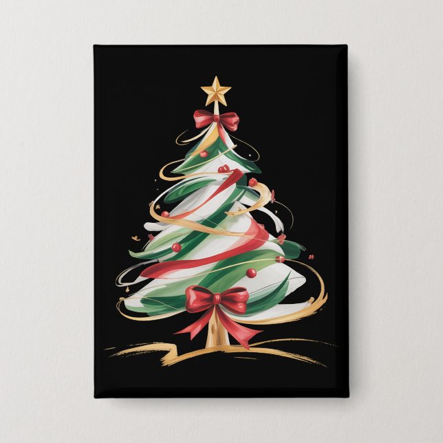 Chapa Merry and Bright Trees Christmas Holiday Winter  (Anverso)