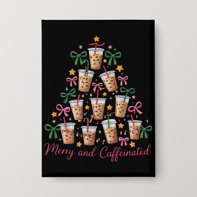 Chapa Merry & Caffeinated Xmas Coquette Café con Leche (Anverso)