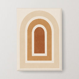 Chapa Minimalist Abstract Arch Print - Earth Tones