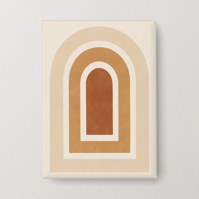 Chapa Minimalist Abstract Arch Print - Earth Tones (Anverso)