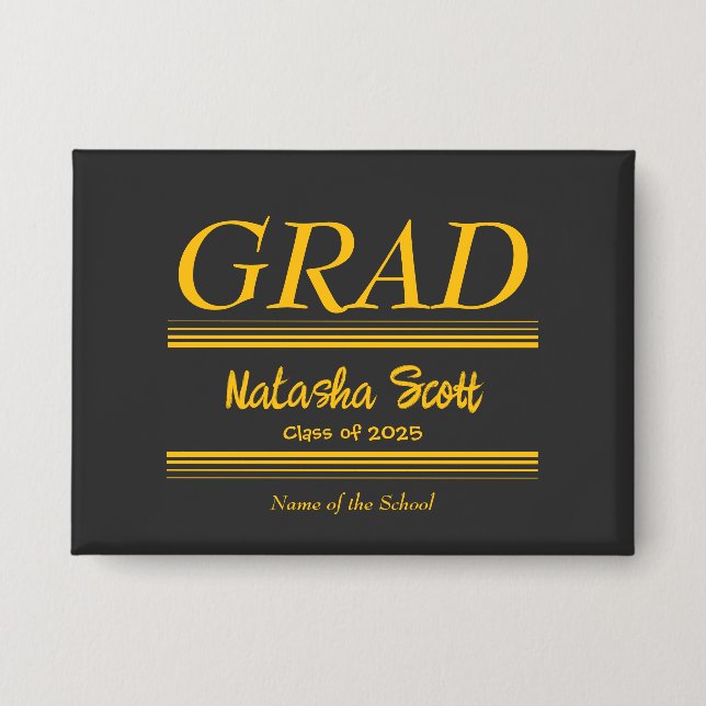 Chapa Modern Personalized grad school Graduation (Anverso)