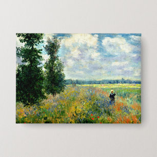 Chapa Monet - Campo de amapolas, Argenteuil