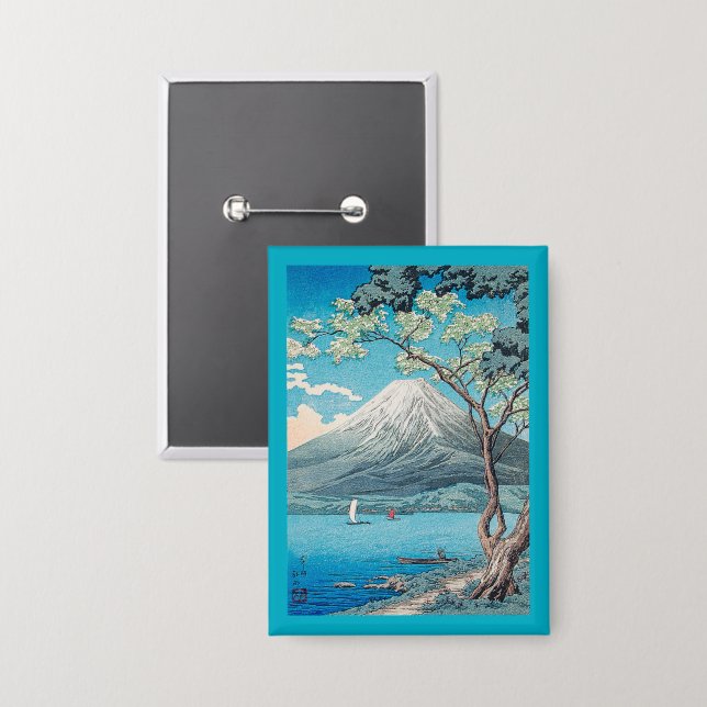 Chapa Monte Fuji del lago Yamanaka (Anverso/Reverso)