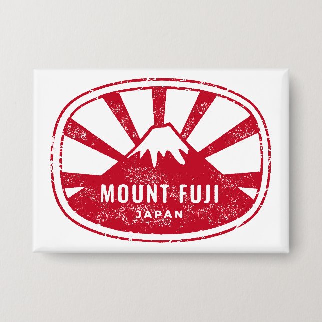 Chapa Monte Fuji Japón Retro  (Anverso)