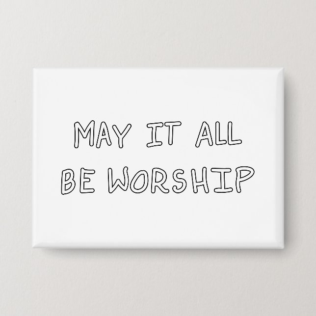 Chapa My it all be worship outline (Anverso)