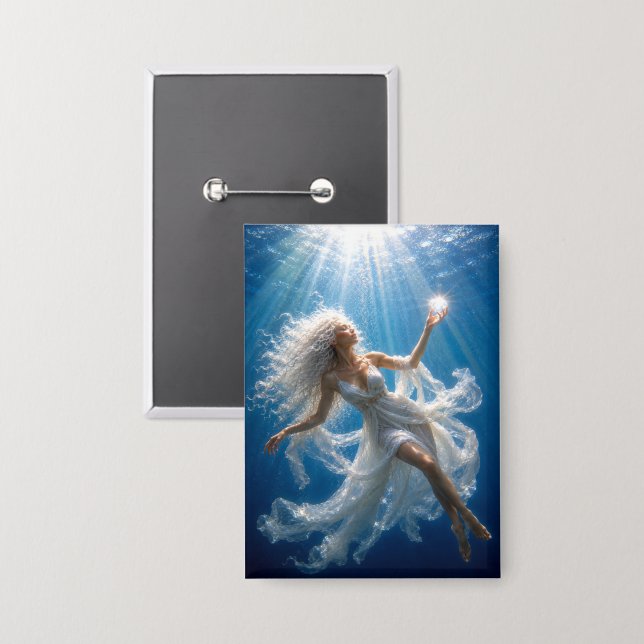 Chapa Mystik Woman Anstecker  (Anverso/Reverso)