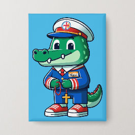 Chapa NAVI the Gator pin