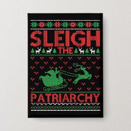 Chapa Navidad Feminista Derriba Al Patriarcado