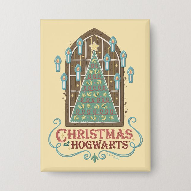 Chapa Navidades de HOGWARTS™ Cookie Graphic (Anverso)