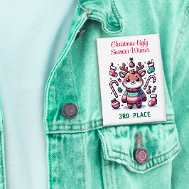 Chapa Navidades feos sudan reno Ganador de 3er lugar