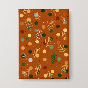 Chapa Navidades festivos y patrón de Año Nuevo