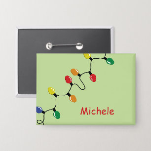 Chapa Navidades luz de la cadena de la bombilla con el n