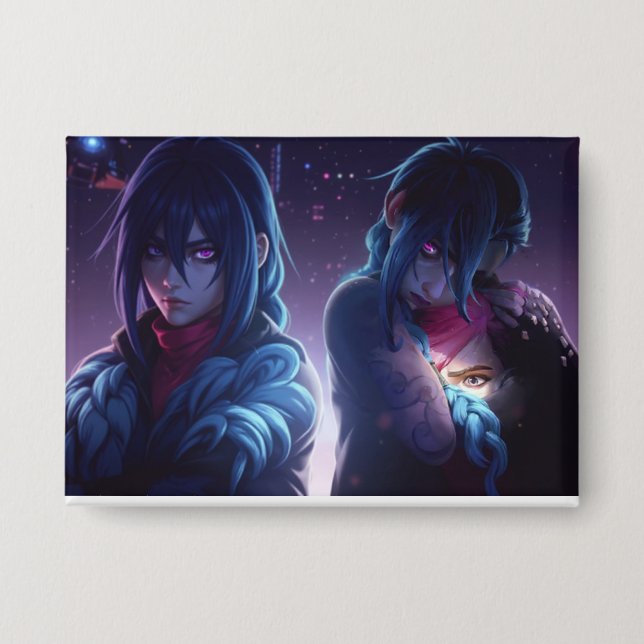 Chapa Neon Shadow Sisters (Anverso)