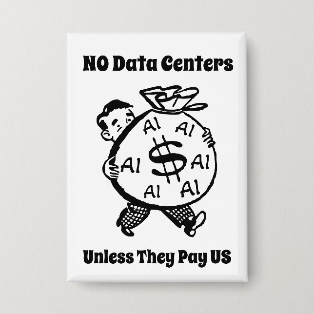 Chapa No Centros de Datos a Menos Que Nos Pagen (Anverso)