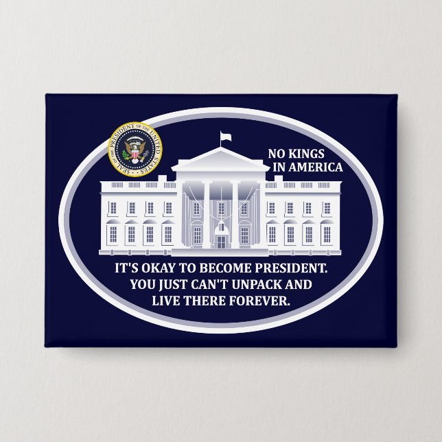 Chapa No Kings in America Button (Anverso)