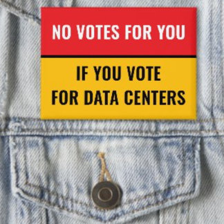 CHAPA NO VOTOS PARA TI SI VOTAS POR CENTROS DE DATOS ROJ