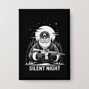 Chapa Noche silenciosa Santa Navidad Veterano Militar