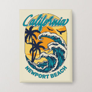 Chapa Nombre personalizado / Texto Surfing de California