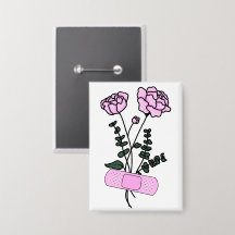 Noviembre Peony Flower Bandaid